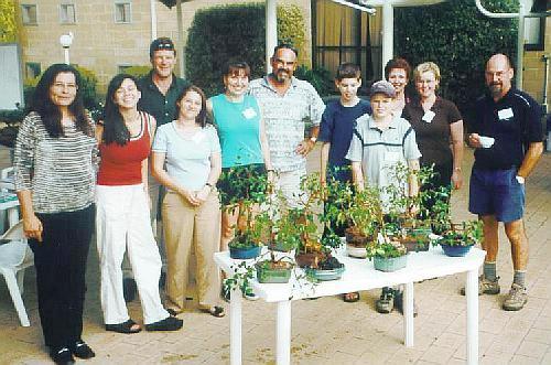 Liana and happy
                          Bonsai enthusiasts with their creations